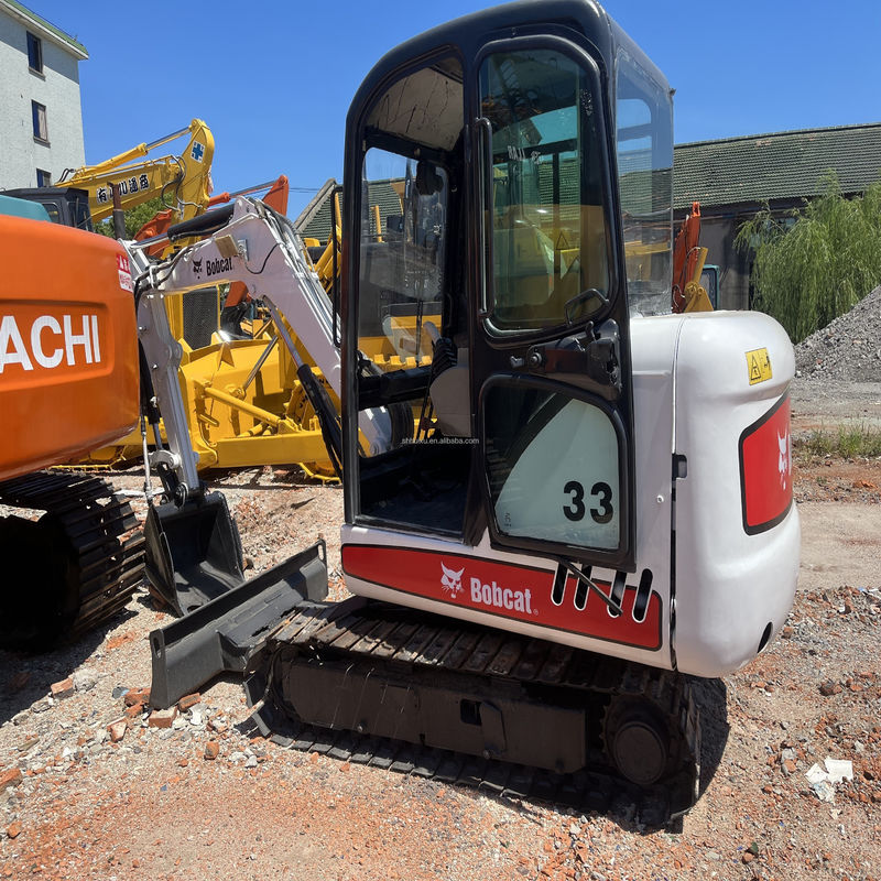 Gebruikte mini-graafmachine Bobcat 331 Kleine gebruikte postgravingsmachines Tweedehands gravers
