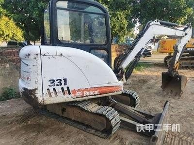 Gebruikte mini-graafmachine Bobcat 331 Kleine gebruikte postgravingsmachines Tweedehands gravers