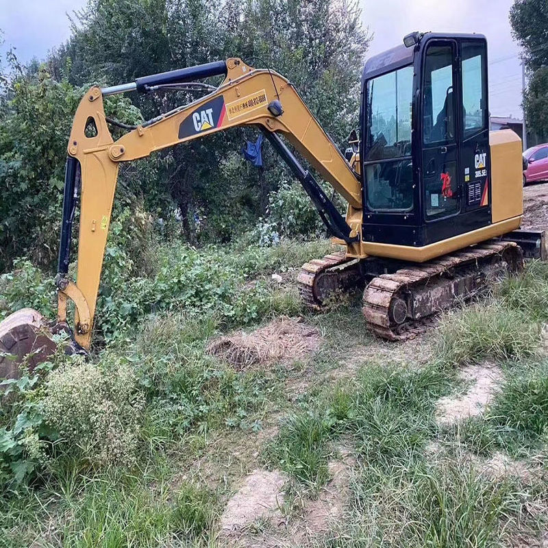 Mini graafmachine in goede staat Tweedehands 5,5 ton graafmachine Mini CAT 305.5 Crawler Graafmachine