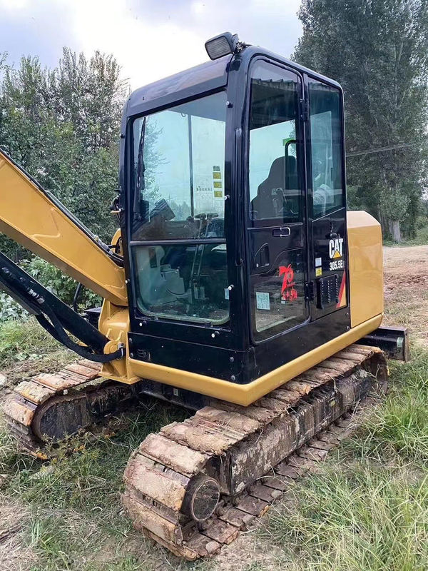 Mini graafmachine in goede staat Tweedehands 5,5 ton graafmachine Mini CAT 305.5 Crawler Graafmachine