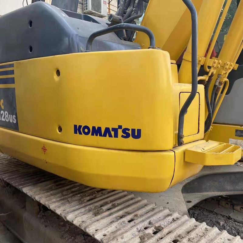 Ingenieursmachines gebruikt komatsu pc128 graafmachine 12 ton pc128us crawler digger pc128us-2 pc128us-8