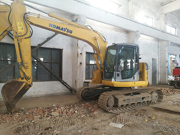 Ingenieursmachines gebruikt komatsu pc128 graafmachine 12 ton pc128us crawler digger pc128us-2 pc128us-8