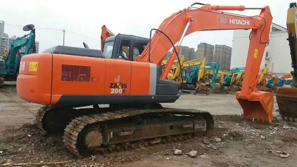 20 TON gebruikte Hitachi ZAXIS 200 bagger boormachine mijnbouw zware apparatuur graver bagger ZX200 goede staat eindprijs exc