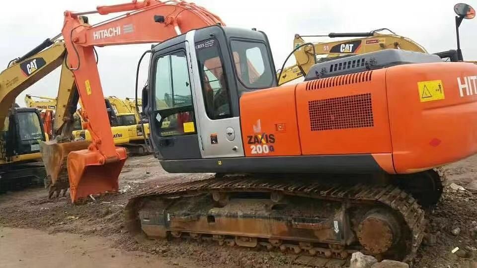 20 TON gebruikte Hitachi ZAXIS 200 bagger boormachine mijnbouw zware apparatuur graver bagger ZX200 goede staat eindprijs exc