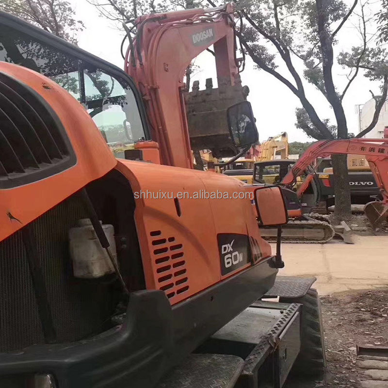 Uitstekende prestaties voor Doosan 60w gebruikte wiellaggeraar tweedehands wiellaggeraar doosan DX60W
