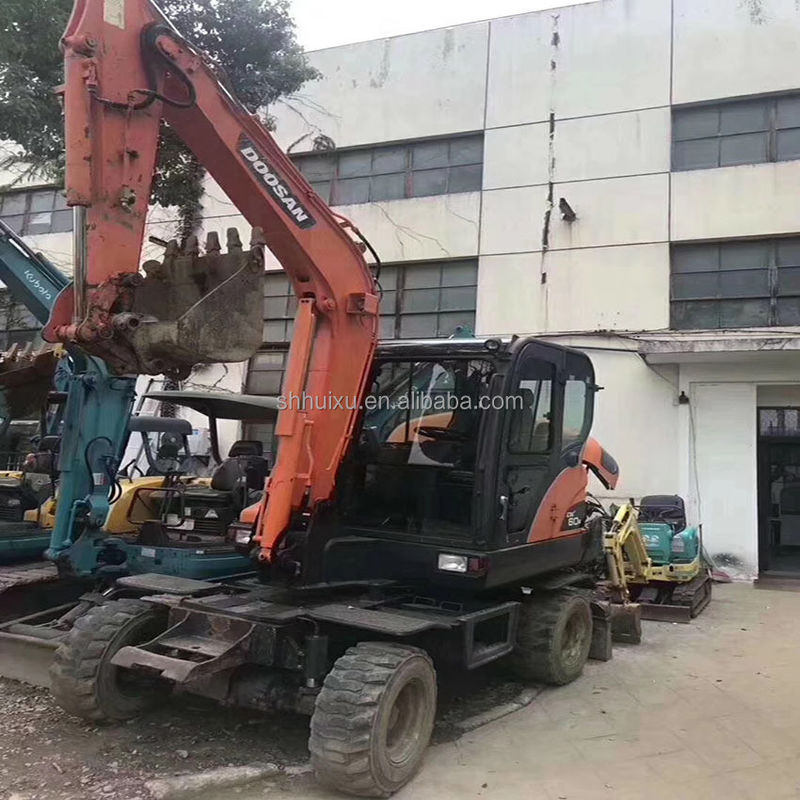 Uitstekende prestaties voor Doosan 60w gebruikte wiellaggeraar tweedehands wiellaggeraar doosan DX60W
