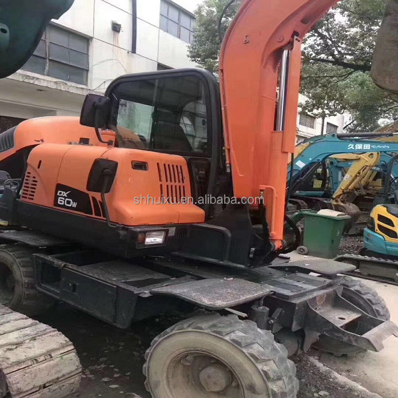 Uitstekende prestaties voor Doosan 60w gebruikte wiellaggeraar tweedehands wiellaggeraar doosan DX60W