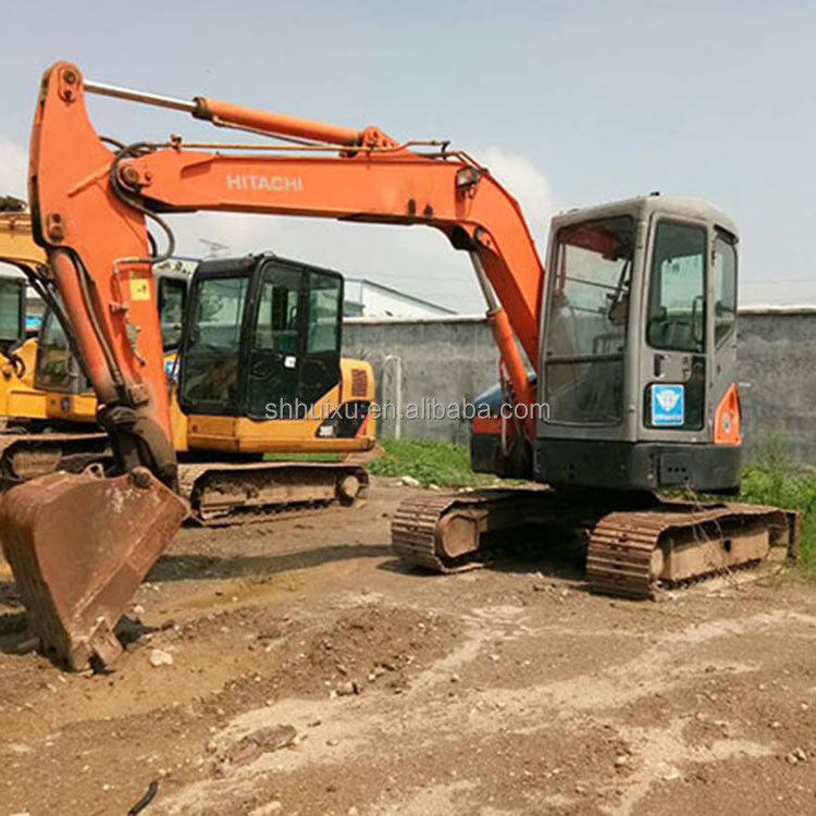 Hitachi in voorraad Gebruikte Hitachi 55 mini graafmachine te koop tweedehands Hitachi 55 kleine graver in goede staat