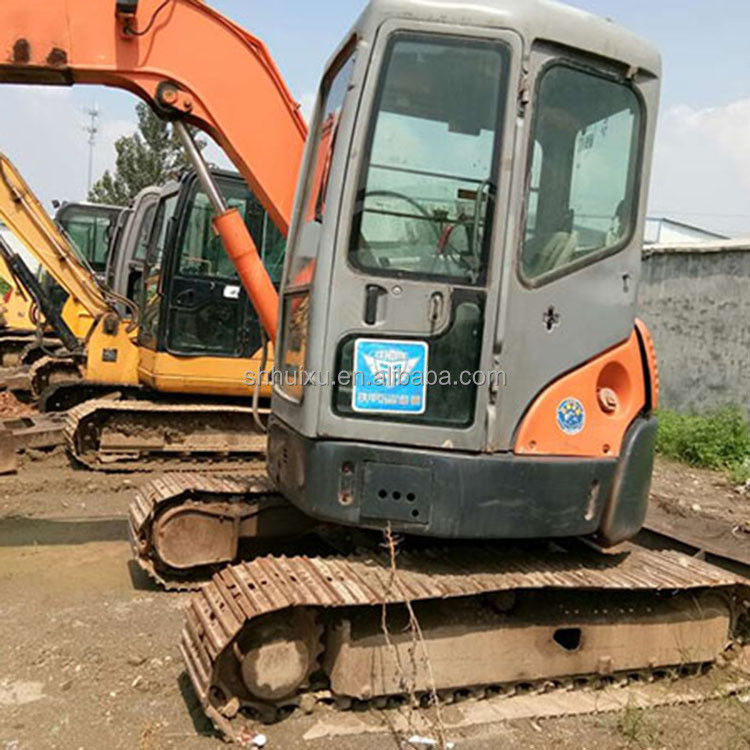 Hitachi in voorraad Gebruikte Hitachi 55 mini graafmachine te koop tweedehands Hitachi 55 kleine graver in goede staat