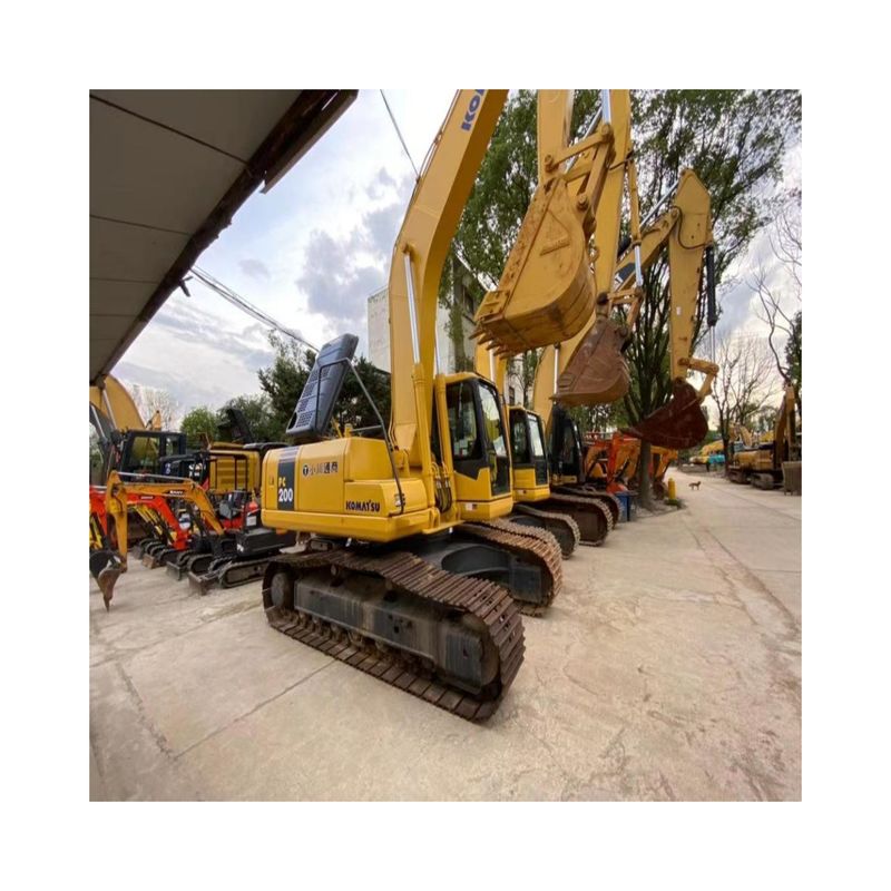 Gebruikte komatsu pc200-7 pc200-7 crawler graafmachine 20 ton graafmachine op voorraad te koop