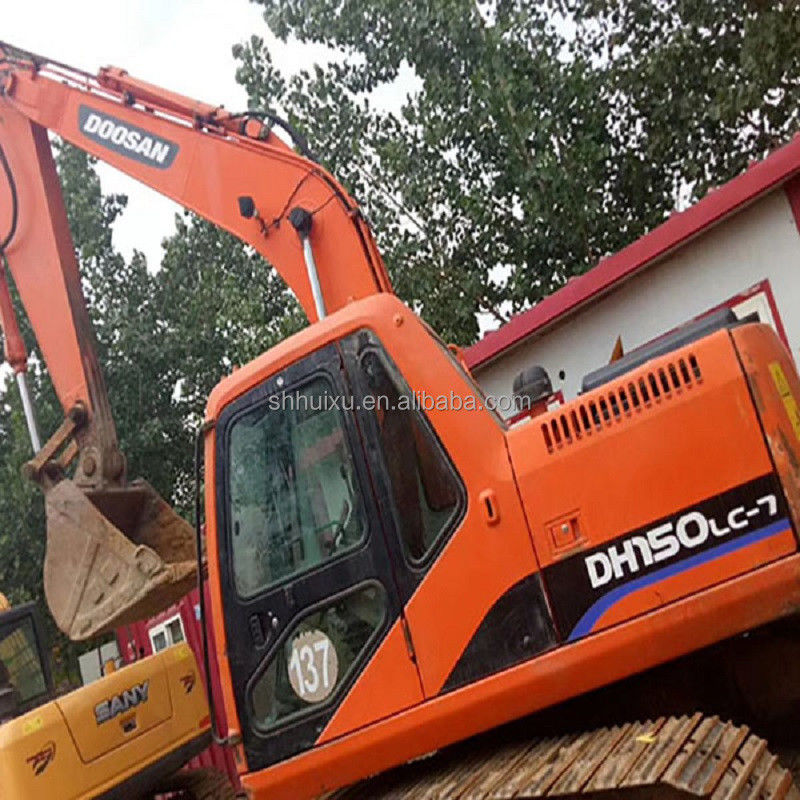 Gebruikte hydraulische graafmachine Doosan DH150/tweedehands kwaliteit DOOSAN DH150 graafmachine met lage prijs te koop