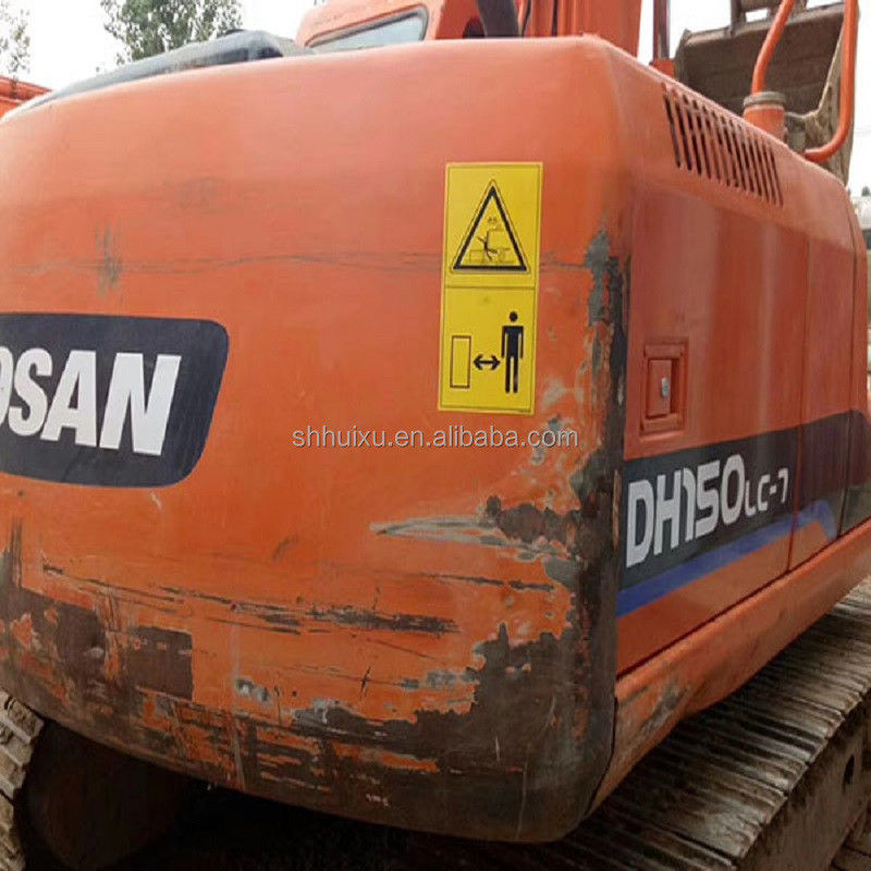 Gebruikte hydraulische graafmachine Doosan DH150/tweedehands kwaliteit DOOSAN DH150 graafmachine met lage prijs te koop