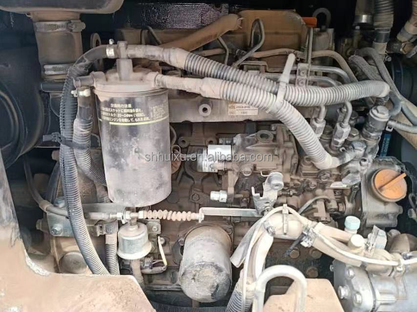 Hitachi in voorraad Gebruikte Hitachi EX55 mini graafmachine te koop tweedehands Hitachi mini digger EX55 in goede staat