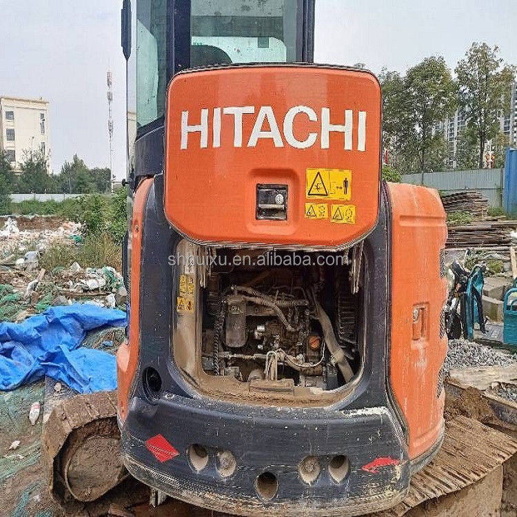 Hitachi in voorraad Gebruikte Hitachi EX55 mini graafmachine te koop tweedehands Hitachi mini digger EX55 in goede staat