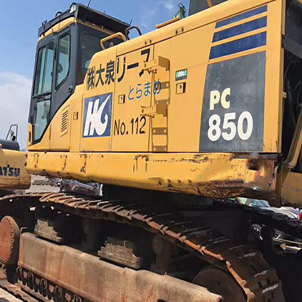 excavator gebruikt komatsu PC850 excavator verandering rotsarm verplettering hamer Komatsu Excavator