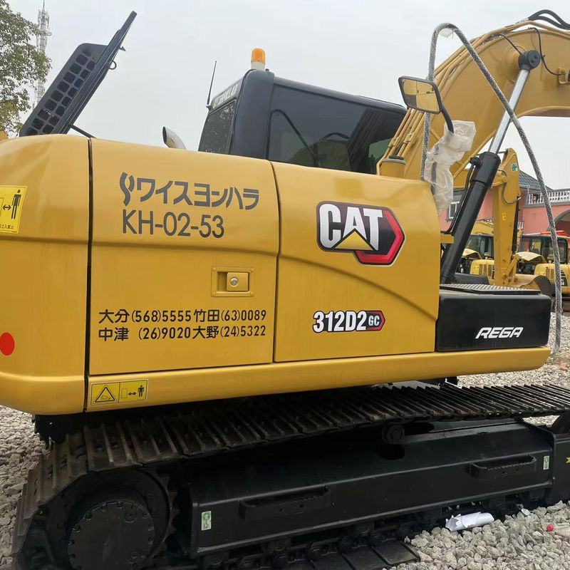 Gebruikte hydraulische graafmachine CAT312D bouwmachine, tweedehands graafmachine CAT312D met goede werking