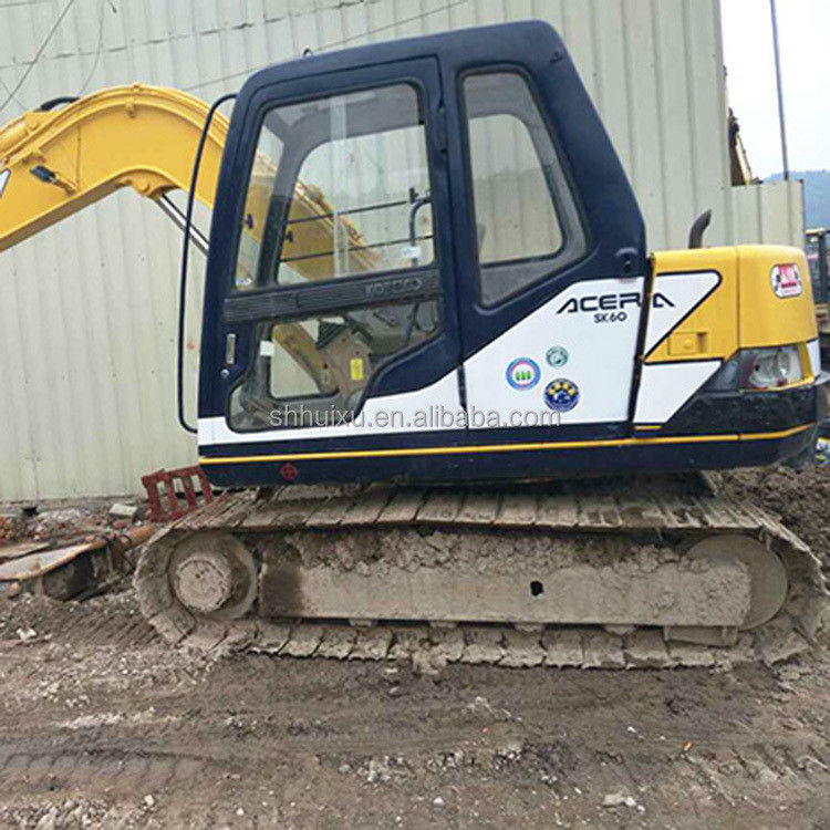 Gebruikte hydraulische graafmachine Kobelco60-3, mini tweedehands hoogwaardige graafmachine KOBELCO60-3 goedkope prijs