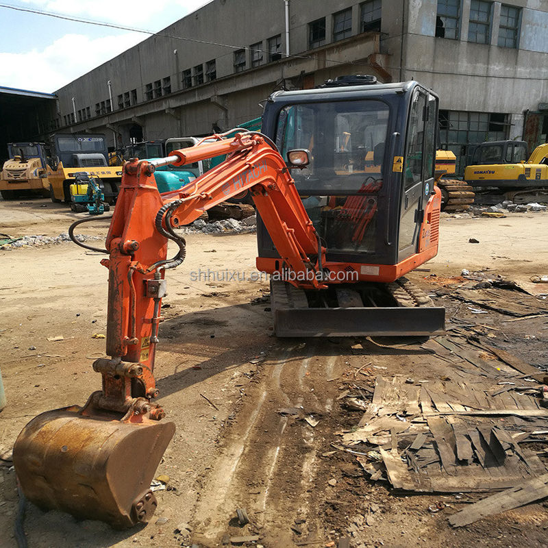 Hitachi in voorraad Gebruikte mini-graver Japanse HITACHI 20-2 te koop/tweedehands Kleine Crawler Excavator goede staat HITACHI 20-2