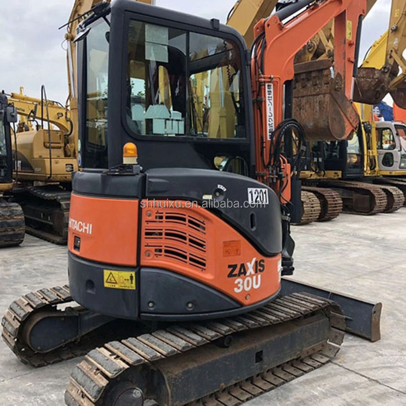 Hitachi in voorraad Gebruikte mini-graver Japanse HITACHI 30 te koop/tweedehands Kleine Crawler Excavator goede staat HITACHI 30