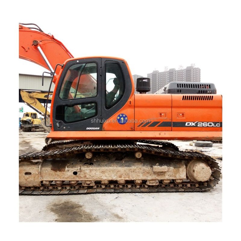 Doosan warm verkoop Uitstekende kwaliteit Tweedehands hydraulische kruiper graafmachine DOOSAN DX260 Korea oorsprong/Gebruikte graafmachine best verkopende goede prijs