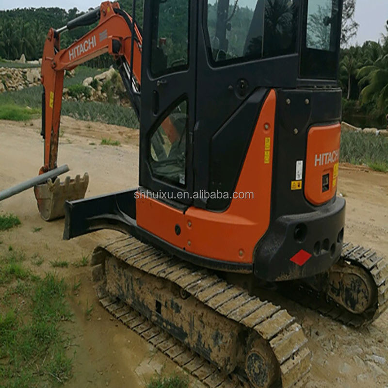 Hitachi in voorraad Gebruikte mini-graver Japanse HITACHI 35 te koop/tweedehands Kleine Crawler Excavator goede staat HITACHI 35