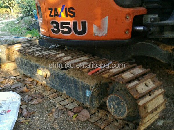 Hitachi in voorraad Gebruikte mini-graver Japanse HITACHI 35 te koop/tweedehands Kleine Crawler Excavator goede staat HITACHI 35