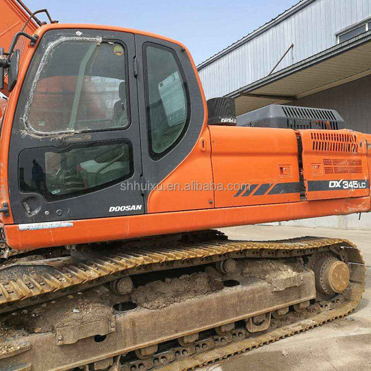 Doosan warm verkoop Uitstekende kwaliteit Tweedehands hydraulische kruiper graafmachine DOOSAN DX345 Korea oorsprong/Gebruikte graafmachine best verkopende goede prijs