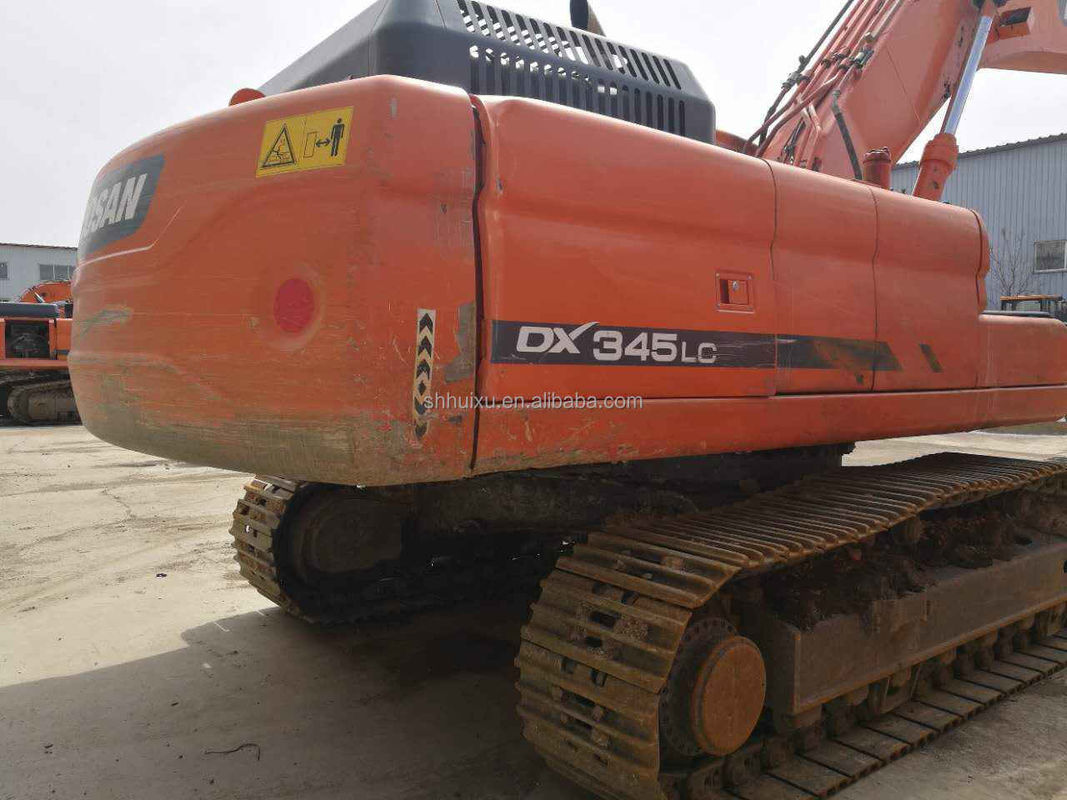 Doosan warm verkoop Uitstekende kwaliteit Tweedehands hydraulische kruiper graafmachine DOOSAN DX345 Korea oorsprong/Gebruikte graafmachine best verkopende goede prijs