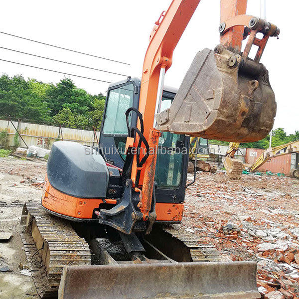 Hitachi in voorraad Gebruikte mini-graver Japanse HITACHI 50 te koop/tweedehands Kleine Crawler Excavator goede staat HITACHI 50