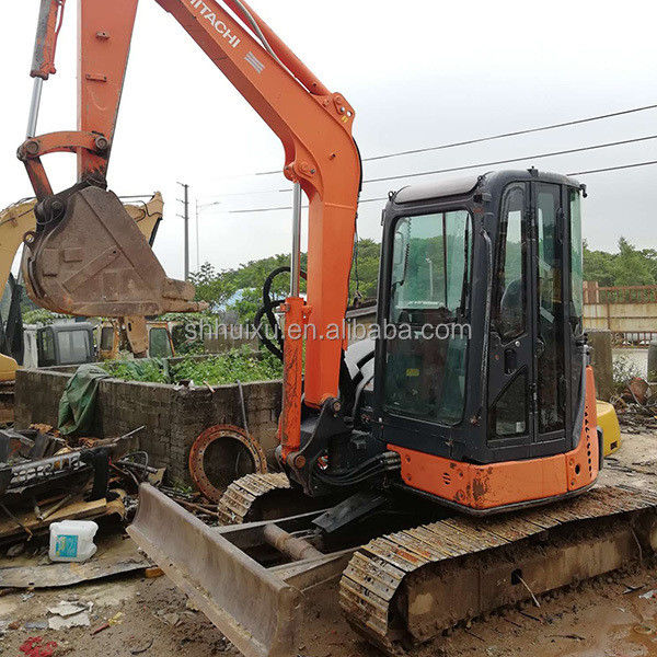 Hitachi in voorraad Gebruikte mini-graver Japanse HITACHI 50 te koop/tweedehands Kleine Crawler Excavator goede staat HITACHI 50
