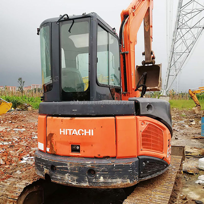 Hitachi in voorraad Gebruikte mini-graver Japanse HITACHI 50 te koop/tweedehands Kleine Crawler Excavator goede staat HITACHI 50