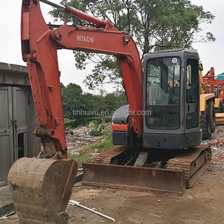 Hitachi in voorraad Gebruikte mini-graver Japanse HITACHI 55 te koop/tweedehands Kleine Crawler Excavator goede staat HITACHI 55