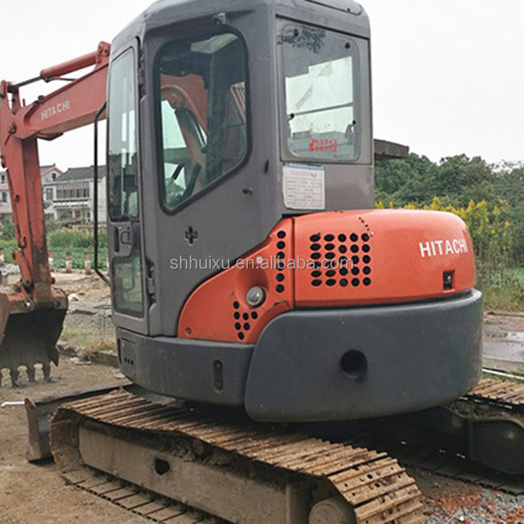Hitachi in voorraad Gebruikte mini-graver Japanse HITACHI 55 te koop/tweedehands Kleine Crawler Excavator goede staat HITACHI 55