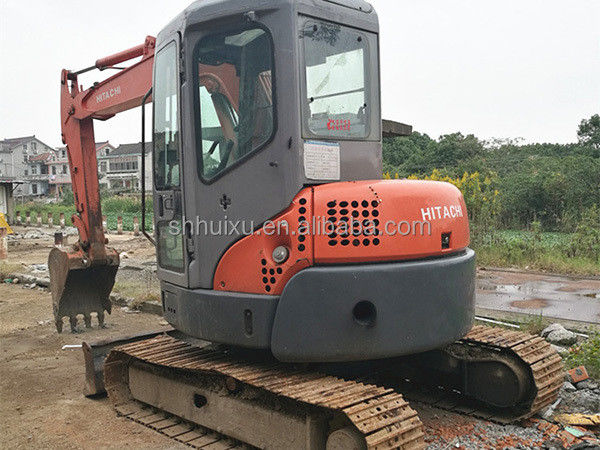 Hitachi in voorraad Gebruikte mini-graver Japanse HITACHI 55 te koop/tweedehands Kleine Crawler Excavator goede staat HITACHI 55