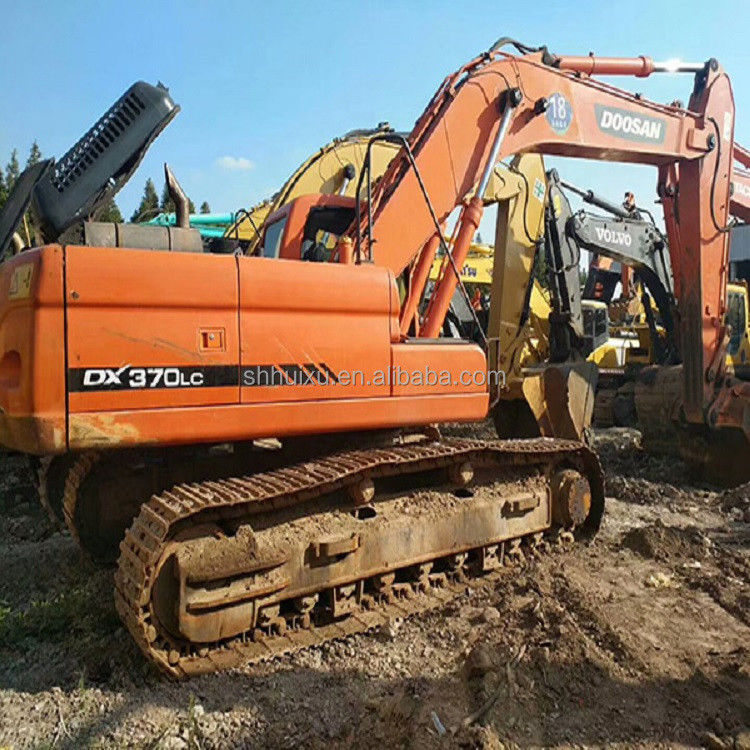 Doosan warmverkoop Uitstekende kwaliteit Tweedehands hydraulische kruipergraver DOOSAN DX370 Korea oorsprong/Gebruikte graafmachine best verkopende goede prijs
