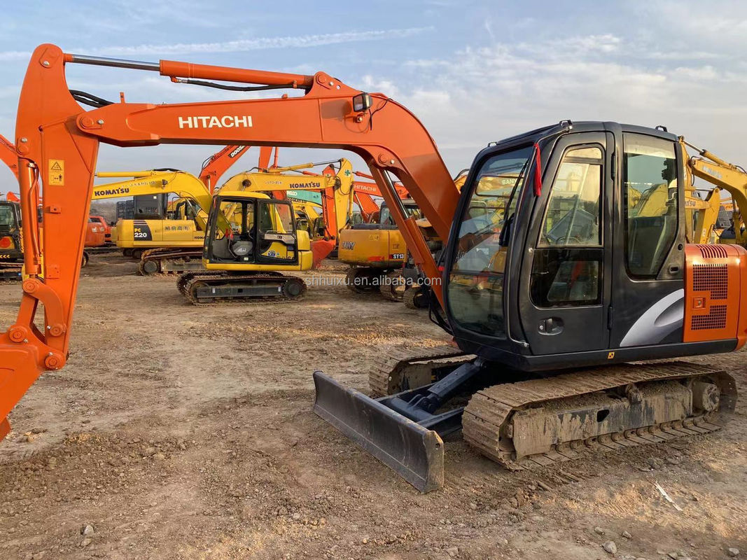 Hitachi in voorraad gebruikte Hitachi mini graafmachine zx60 Japan jaar 2019/tweedehands Kleine Crawler Graafmachine in goede staat HITACHI 60