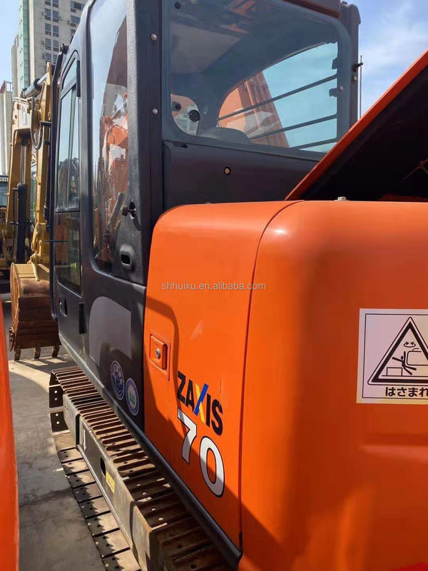 Hitachi in voorraad Gebruikte mini-graver Japanse HITACHI 70 te koop/tweedehands Kleine Crawler Excavator goede staat HITACHI 70