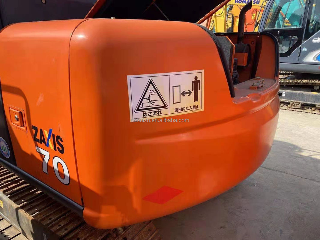 Hitachi in voorraad Gebruikte mini-graver Japanse HITACHI 70 te koop/tweedehands Kleine Crawler Excavator goede staat HITACHI 70