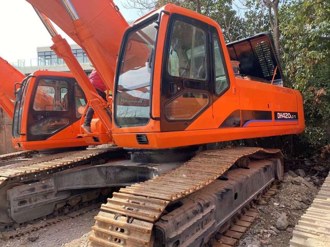 Doosan hot sale Uitstekende kwaliteit tweedehands hydraulische kruiper graafmachine DOOSAN DH420 gebruikte graafmachine best verkopen