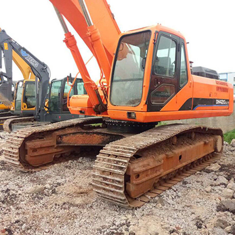 Doosan hot sale Uitstekende kwaliteit tweedehands hydraulische kruiper graafmachine DOOSAN DH420 gebruikte graafmachine best verkopen