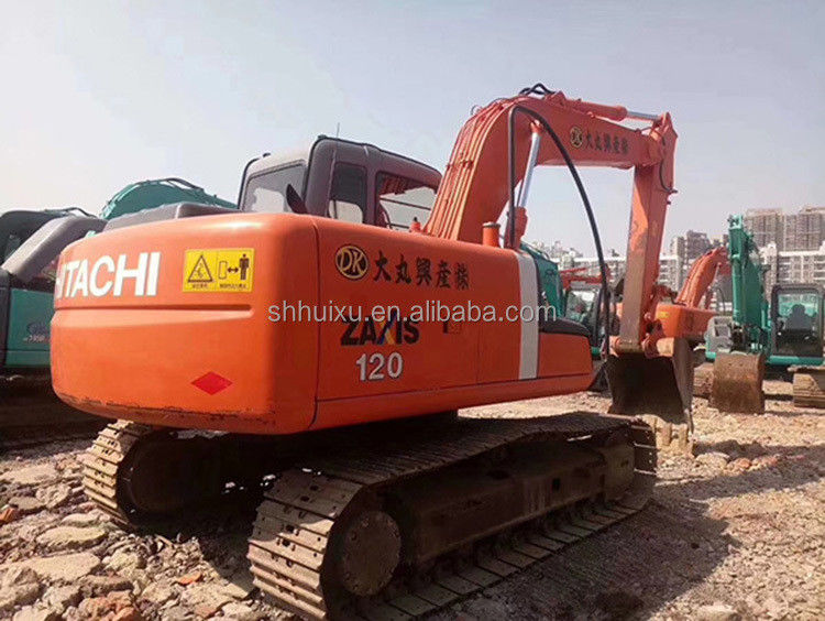 HITACHI Warm verkoop Tweedehands Crawler Excavator HITACHI 120 goede staat Gebruikte graafmachine te koop