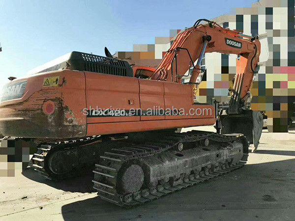 Hoogwaardige tweedehands hydraulische graafmachine DOOSAN DX420 Koreaanse oorsprong gebruikte graafmachine goede prijs