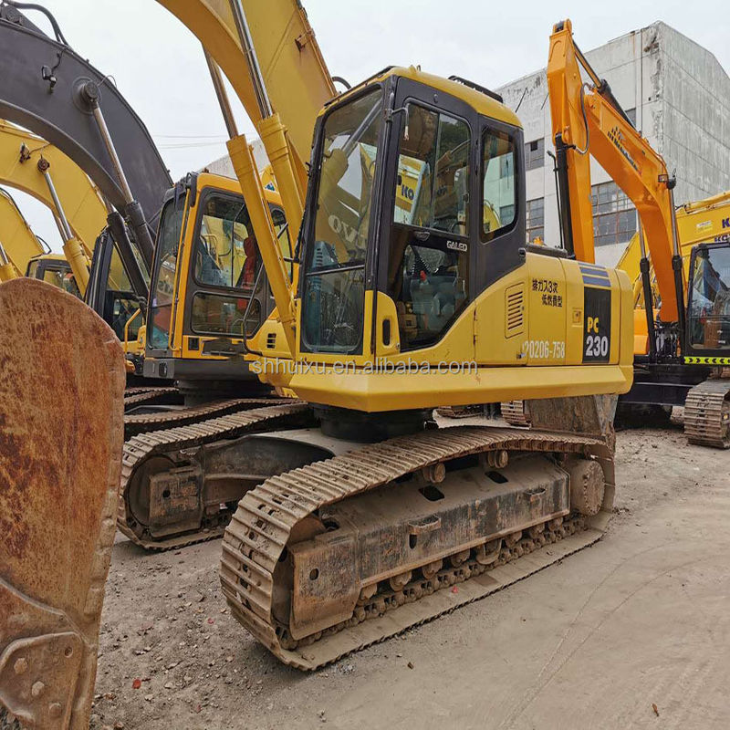Komatsu Warm verkoop gebruikte Komatsu PC230 kruiper graafmachine tweedehands graafmachine te koop Komatsu Graafmachine