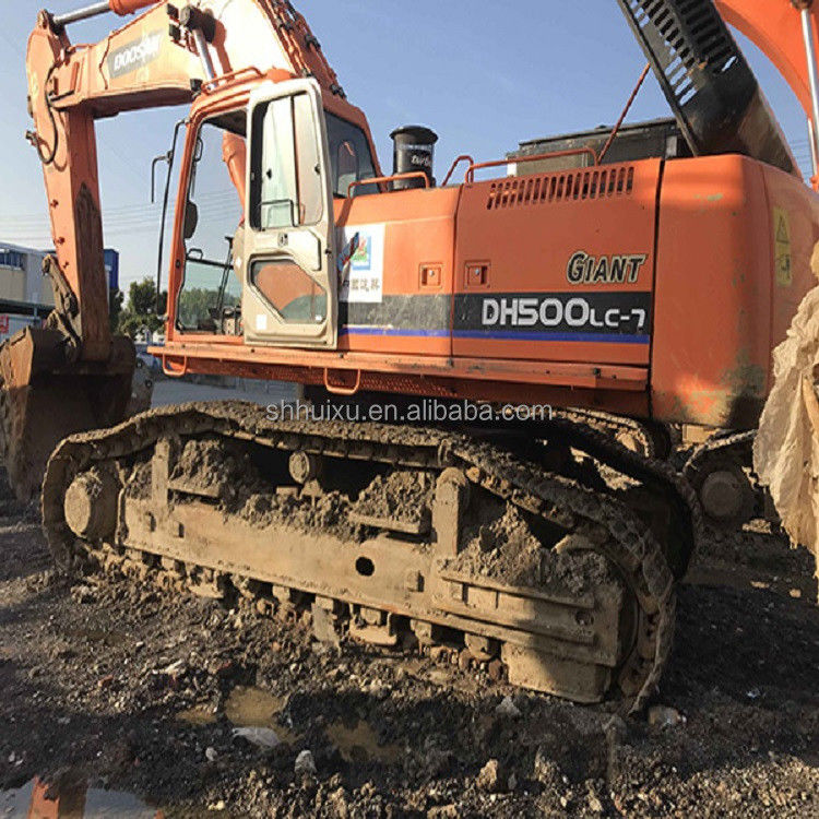 Doosan warmverkoop Uitstekende kwaliteit Tweedehands hydraulische kruipergraver DOOSAN DH500 Korea oorsprong/Gebruikte graafmachine best verkopende goede prijs