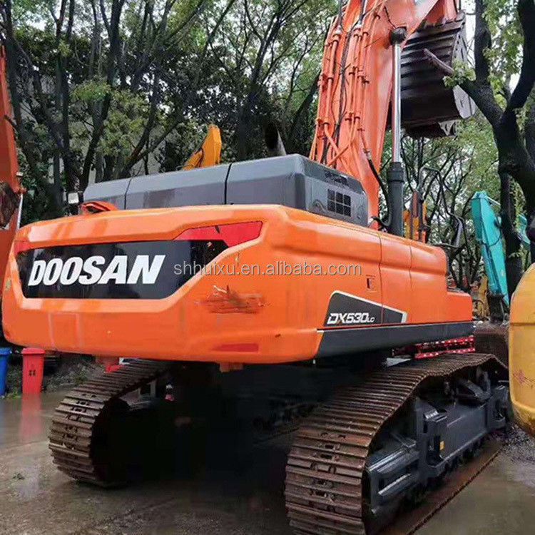 Doosan warm verkoop Uitstekende kwaliteit tweedehands hydraulische kruiper graafmachine DOOSAN DX530 Koreaanse oorsprong Gebruikte graafmachine best verkopen
