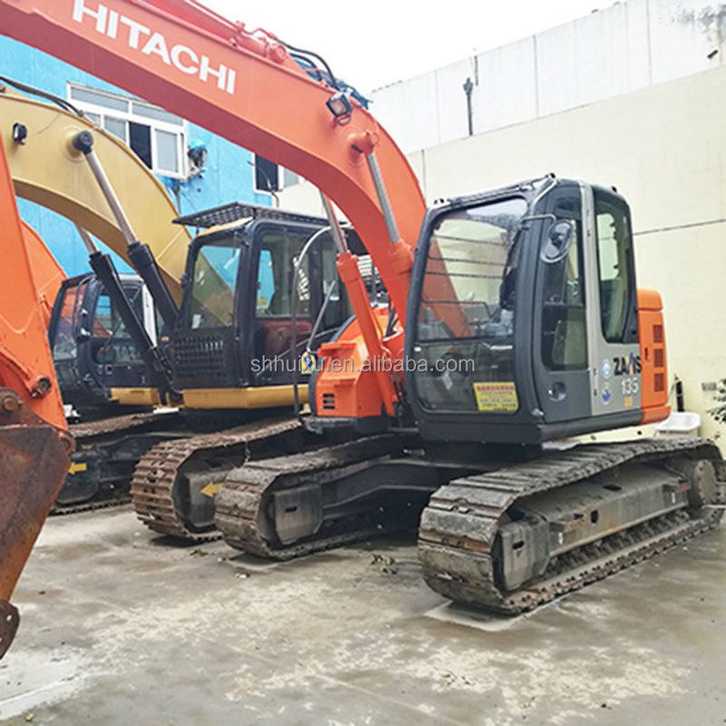Hitachi warmverkoop Tweedehands Crawler Excavator HITACHI 135 goede staat Gebruikte graafmachine Japanse te koop