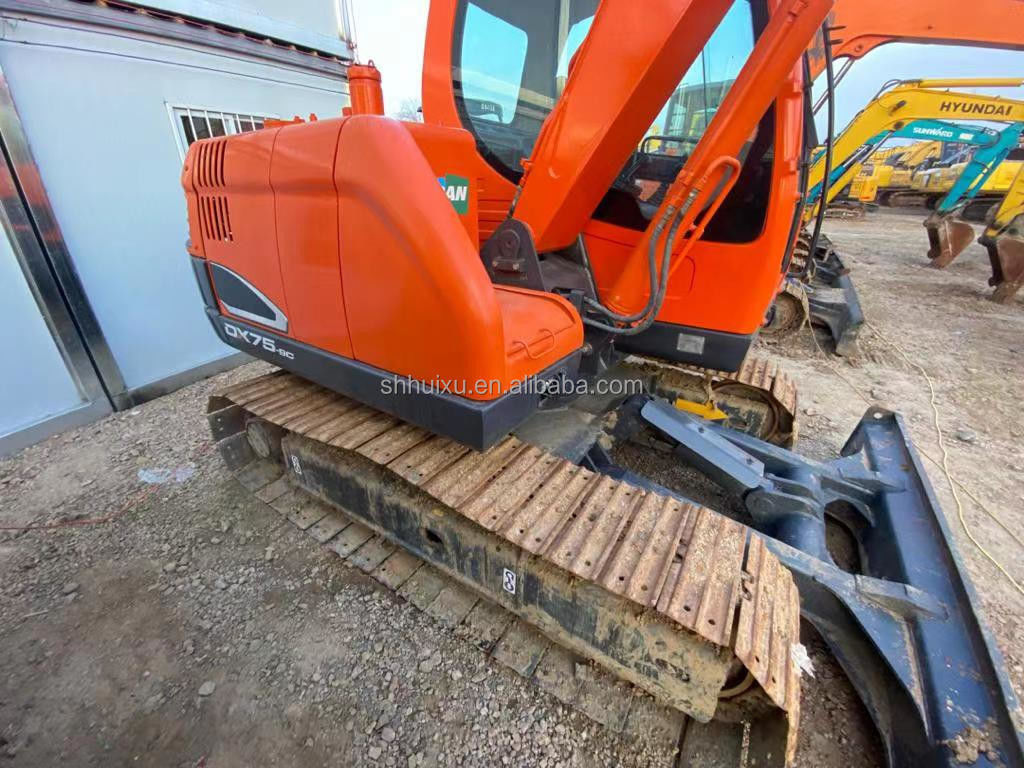 Korea oorsprong gebruikte mini-graver Doosan75 kwaliteit bouwmachine/Second hand hydraulische crawler graafmachine DOOSAN75 hot sale