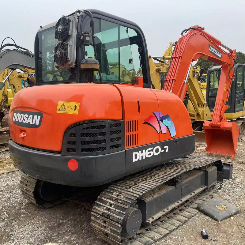 Hoogwaardige Gebruikte mini-graver Doosan ZX60 bouwmachine/tweedehands hydraulische kruipgraver DOOSAN ZX60 Koreaanse oorsprong