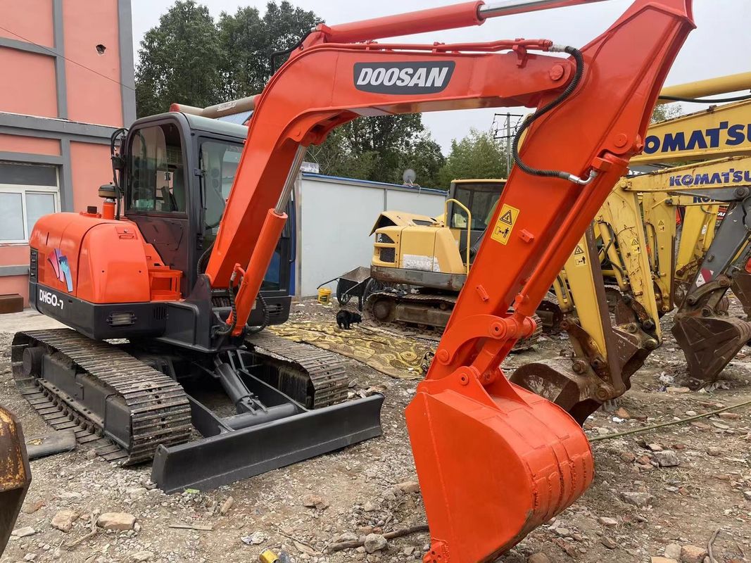 Hoogwaardige Gebruikte mini-graver Doosan ZX60 bouwmachine/tweedehands hydraulische kruipgraver DOOSAN ZX60 Koreaanse oorsprong