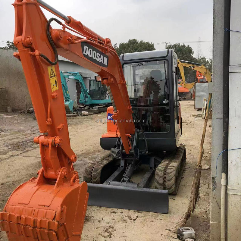 Doosan Warme verkoop Gebruikte bouwmachine mini graver Doosan DH35 mooie kwaliteit/tweedehands hydraulische kruipergraver DOOSAN DH35 Koreaanse oorsprong